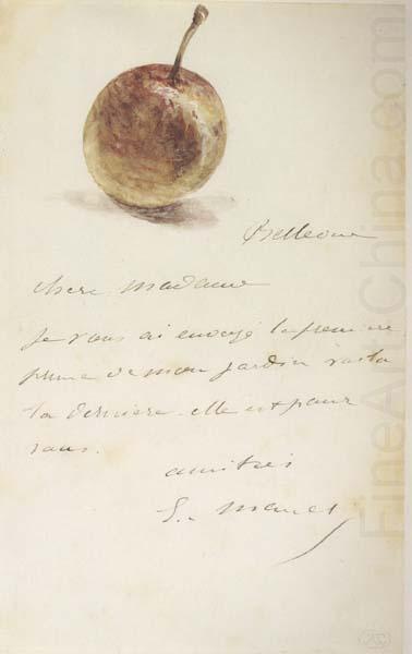 Lettre a M Guillemet (mk40), Edouard Manet
